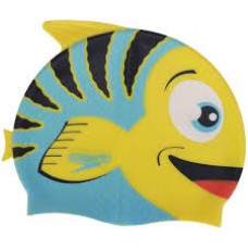 TOUCA SPEEDO FISH CAP - AMARELA/AZUL